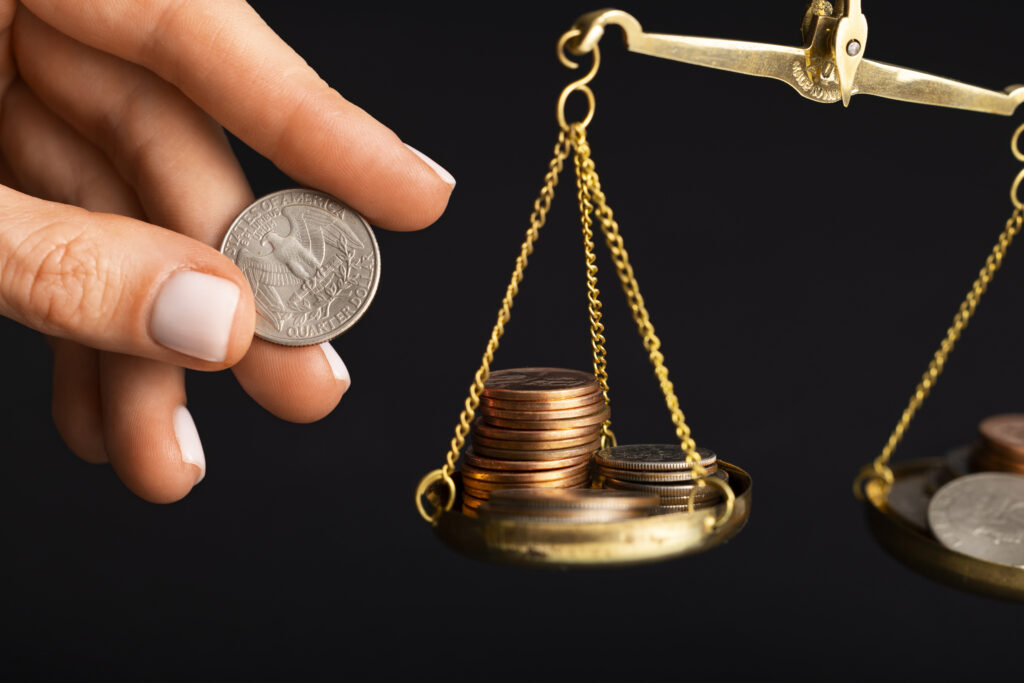 Balance money