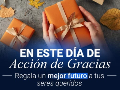 Transforme vidas este Día de Acción de Gracias: Regale una sesión de planificación financiera